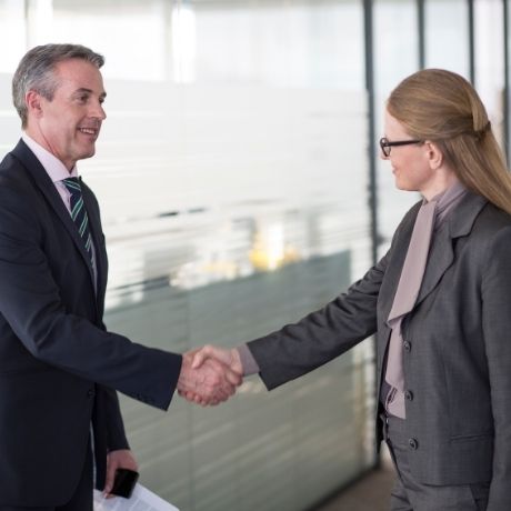 cross-welcome-business-woman Make Appointment